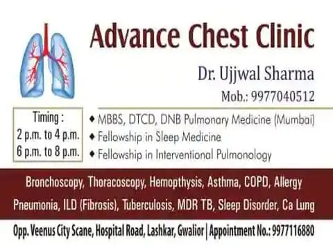 Dr. Ujjwal sharma gwalior (Pulmonologist)