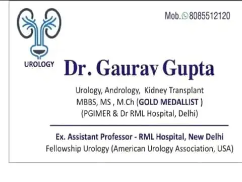 Dr. gaurav Gupta gwalior (urologist)